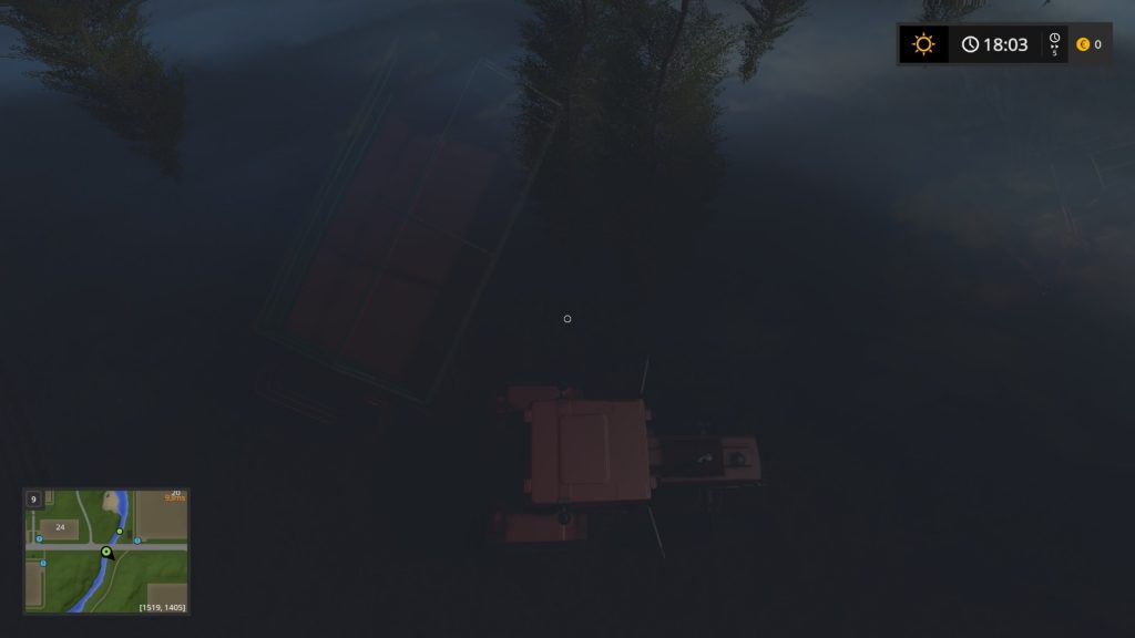 Underwater graveyard